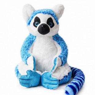 Jucărie de pluș Lemur, Albastru, 35x20cm