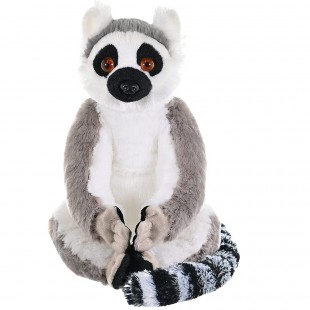Jucărie de pluș Lemur, Gri 35x20cm