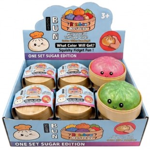 Jucărie antistres Squishy Dumpling cu sclipici – 10 cm