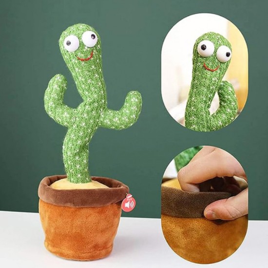 Cactus de pluș interactiv