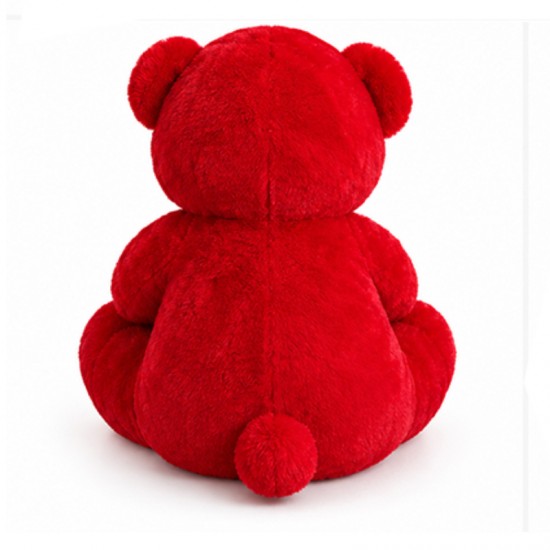 Ursuleț de Pluș Roșu cu Inimă „LOVE” – 65 cm